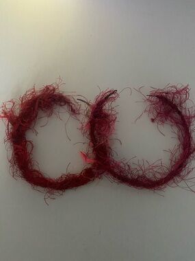 Fuzzy Pink Hair Hoop - Textured Women’s Hair Accessory